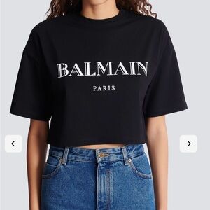 Balmain Boxy Cropped Top